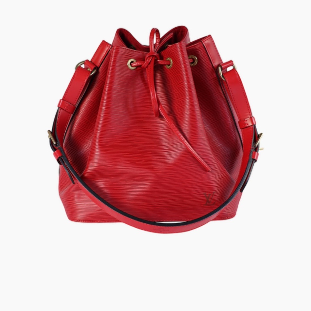 Louis Vuitton Red Bucket Bag